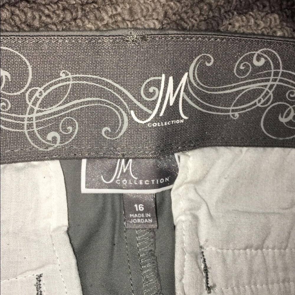 JM Collection gray slacks - Picture 4 of 4